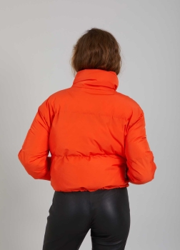 Coster Copenhagen, Short puffer jacket, hot orange